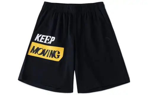 ANTA Life Collection Casual Shorts Men's Black Moderate