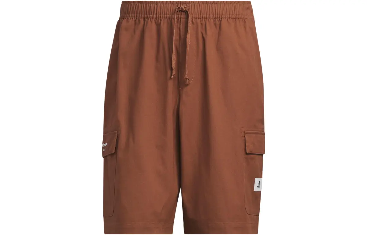 Adidas Casual Shorts Men's Brown Moderate