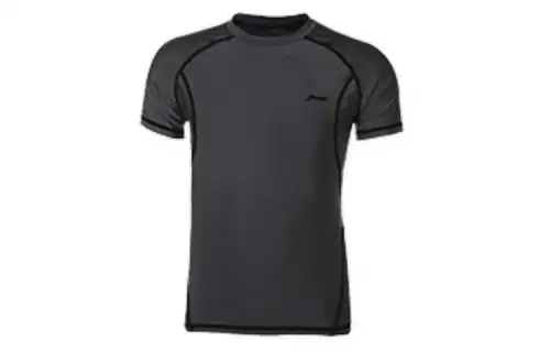 Li Ning Men's Swimwear Men's Black Gray Square Leg Swim Trunks
