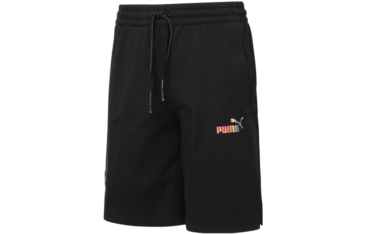 PUMA Casual Shorts Unisex Black Moderate