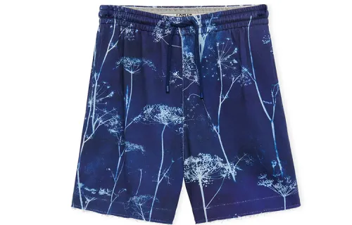 LOEWE Casual Shorts Men's Blue Moderate