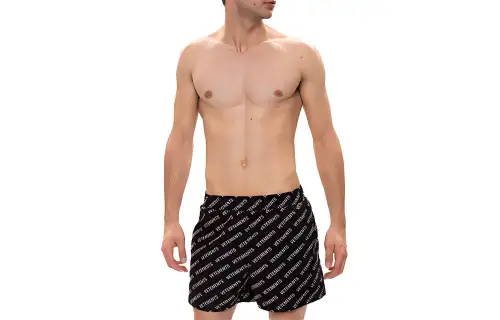 Vetements All Over Logo Swimshorts