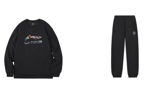 Li Ning Casual Sportswear Men's Crew Neck Moderate