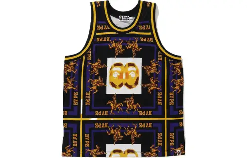 A BATHING APE Breathable quick dry basketball vest, loose straight fit