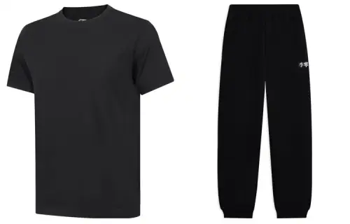 Li Ning Casual Sportswear Men's Crew Neck Moderate