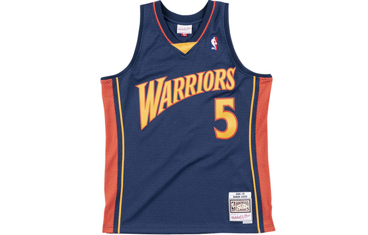 Mitchell Ness «NBA Golden State Warriors ’06 Baron Davis» Swingman jersey vest top