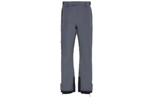 PRADA Ski Pants Men's Gray Straight Fit