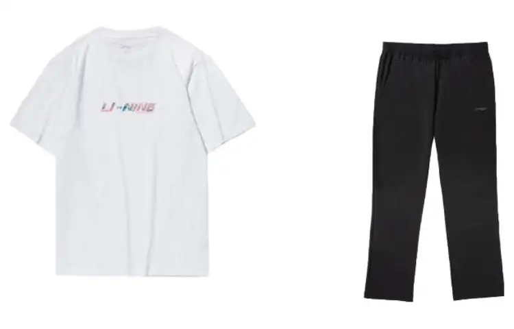 Li Ning Casual Sportswear Men's Crew Neck Moderate