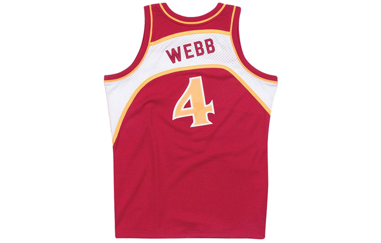 Mitchell Ness 'NBA Atlanta Hawks 86 Spud Webb' Swingman Road Jersey Vest Top