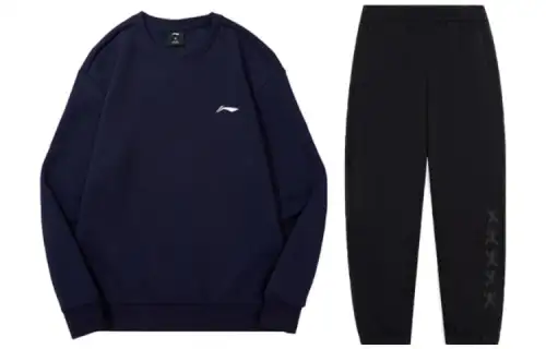 Li Ning Casual Sportswear Men's Crew Neck Moderate