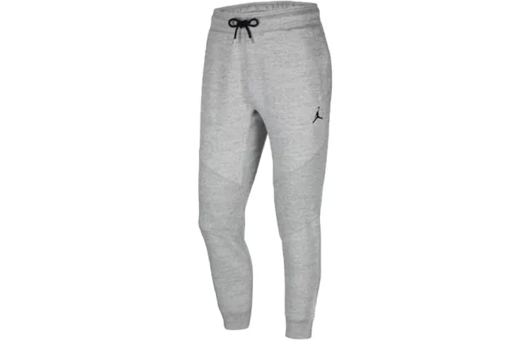Jordan Sports Pants Men's Gray Moderate Cuffed Pants