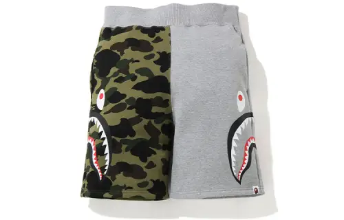 Bape 1st Camo Side Shark Sweatshort