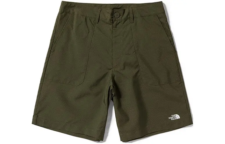 THE NORTH FACE Casual Shorts Men's Green Moderate Straight Fit Pants