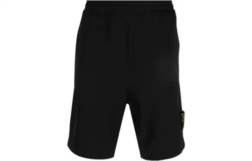 STONE ISLAND Casual Shorts Men's Black Moderate