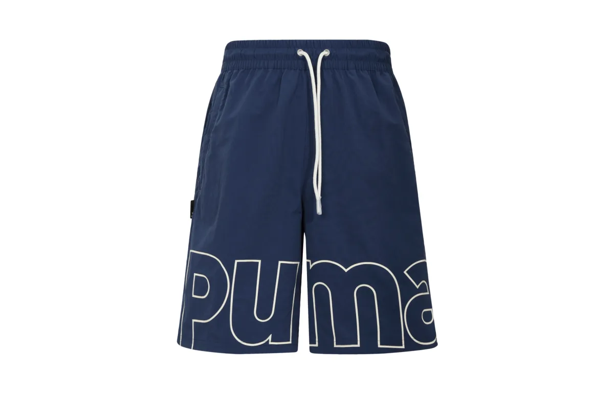 PUMA Casual Shorts Men's Blue Moderate