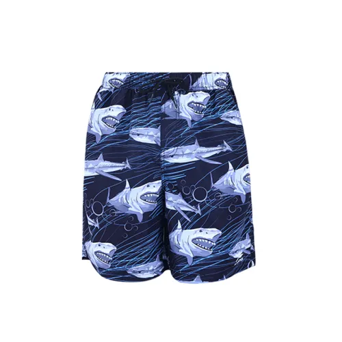 Li Ning Sports Trendy Collection Swimming Shorts Anti Embarrassment Swimsuit, Swim Goggles, And Swimming Cap Set Men's