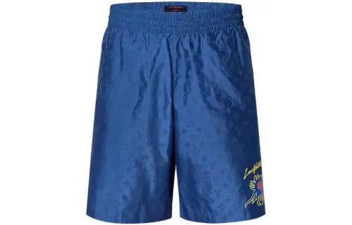 LOUIS VUITTON x Yayoi Kusama SS23 Beach Shorts Men's Blue