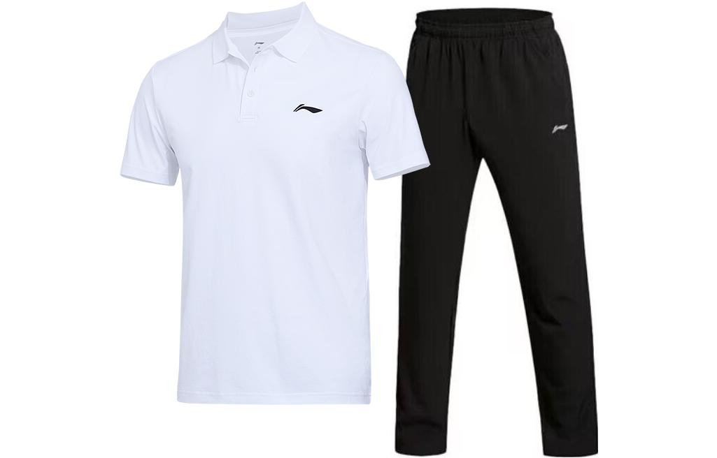 Li Ning Casual Sportswear Men's Polo Collar Moderate