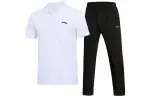 Li Ning Casual Sportswear Men's Polo Collar Moderate