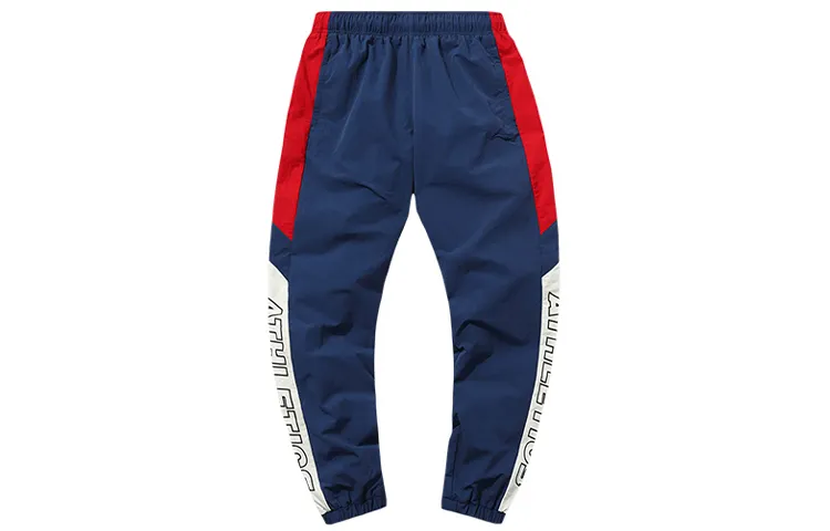 Li Ning Sports Pants Unisex Navy/Ivory/Bull Red Moderate