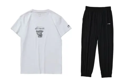 Li Ning Casual Sportswear Men's Crew Neck Moderate