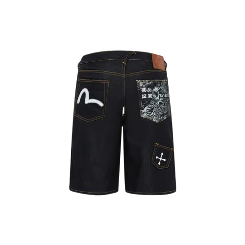 EVISU Denim Shorts Men's Denim Blue Moderate