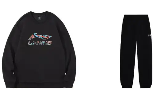 Li Ning Casual Sportswear Men's Crew Neck Moderate