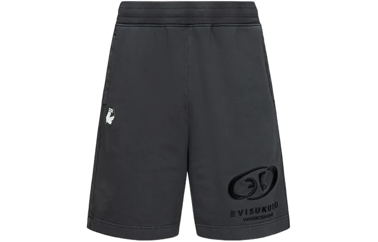 EVISU Casual Shorts Men's Dark Gray Moderate