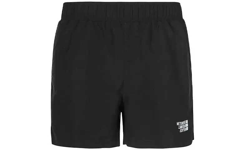 Vetements Swimming Shorts Men's Black Moderate