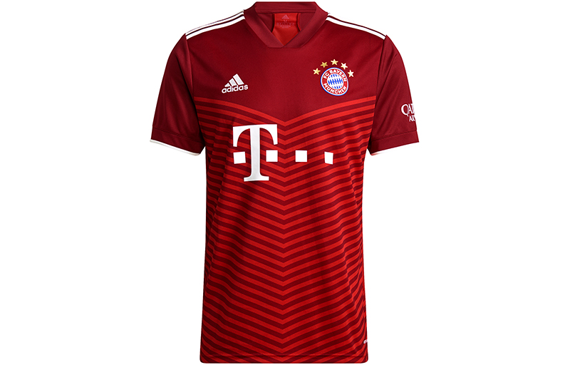 Adidas Bayern Munich Black Soccer Jerseys Men’s Red Moderate