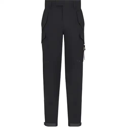 DIOR Casual Pants Men's Black Moderate Tapered Pants
