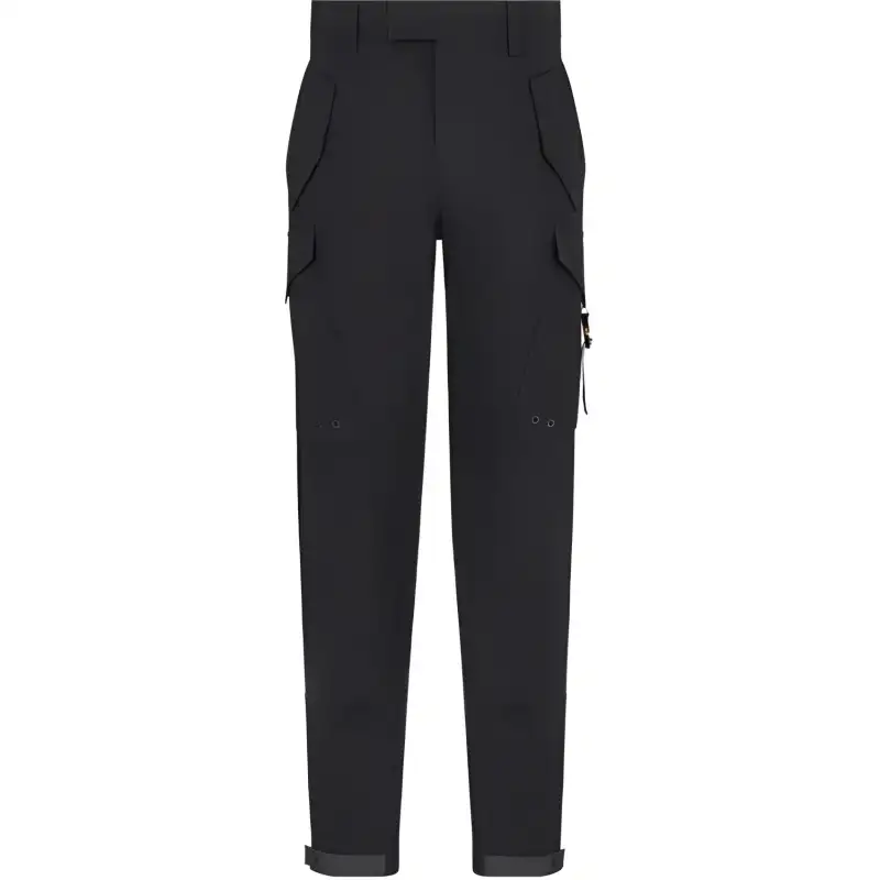 DIOR Casual Pants Men's Black Moderate Tapered Pants