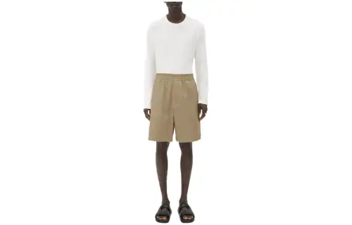 Bottega Veneta Casual Shorts Men's Khaki Moderate