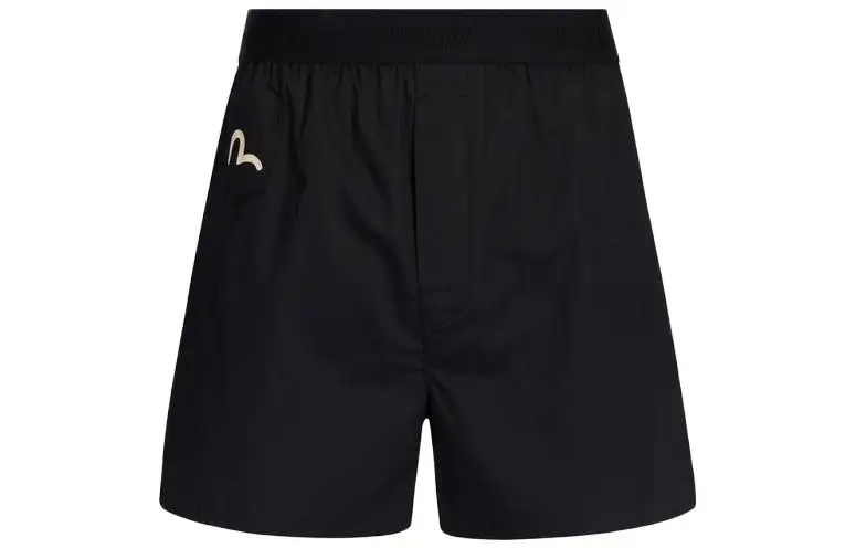 EVISU Casual Shorts Men's Black Moderate