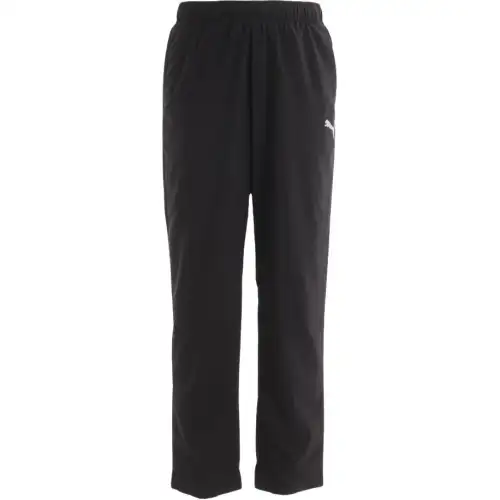 PUMA Casual Pants Men's Black Moderate Straight Fit Pants