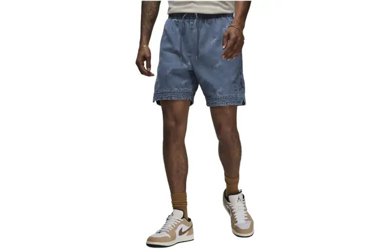 Jordan Air Denim Shorts Men's Blue Gray