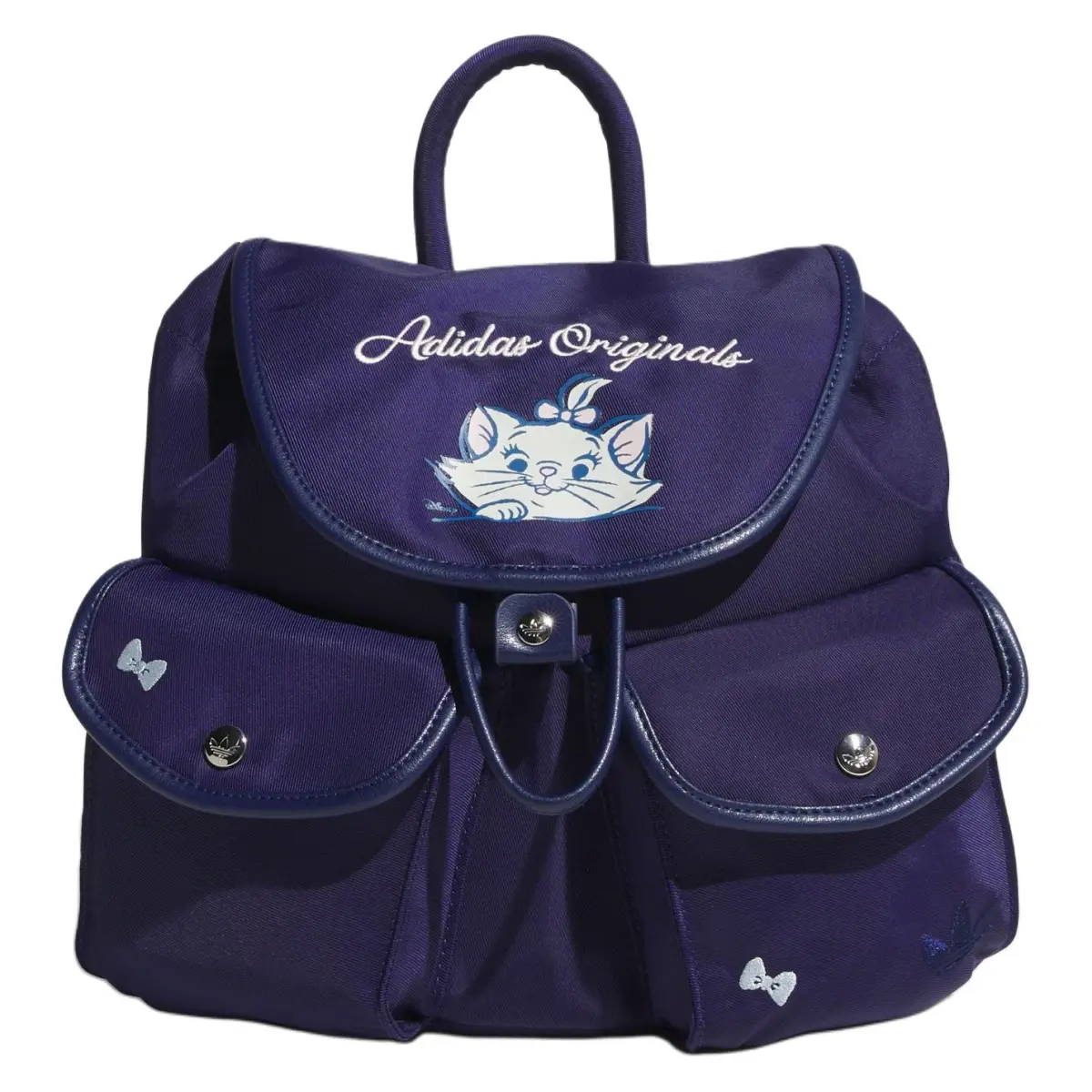 Adidas Originals Trefoil X Disney Marie Cat, Collaboration Recycled Polyamide Backpacks Women's Night Sky Purple