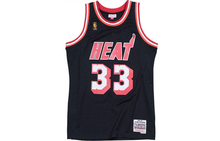 Mitchell Ness «NBA Miami Heat 96 Alonzo Mourning» authentic jersey