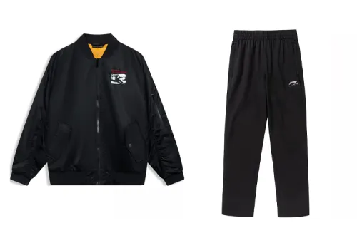 Li Ning Casual Sportswear Men's V Neck Moderate