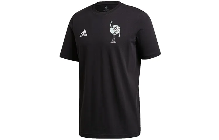 Adidas Soccer Jerseys Men's Black Moderate Straight Fit