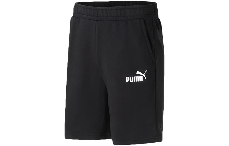 PUMA Sports Shorts Men's Black Moderate Straight Fit Pants