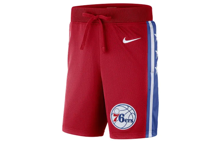 Nike Basketball Shorts Men's Red Moderate Straight Fit Pants