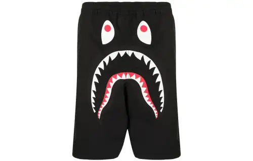A BATHING APE Casual Shorts Men's Black Thin
