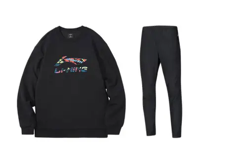 Li Ning Casual Sportswear Men's Crew Neck Moderate