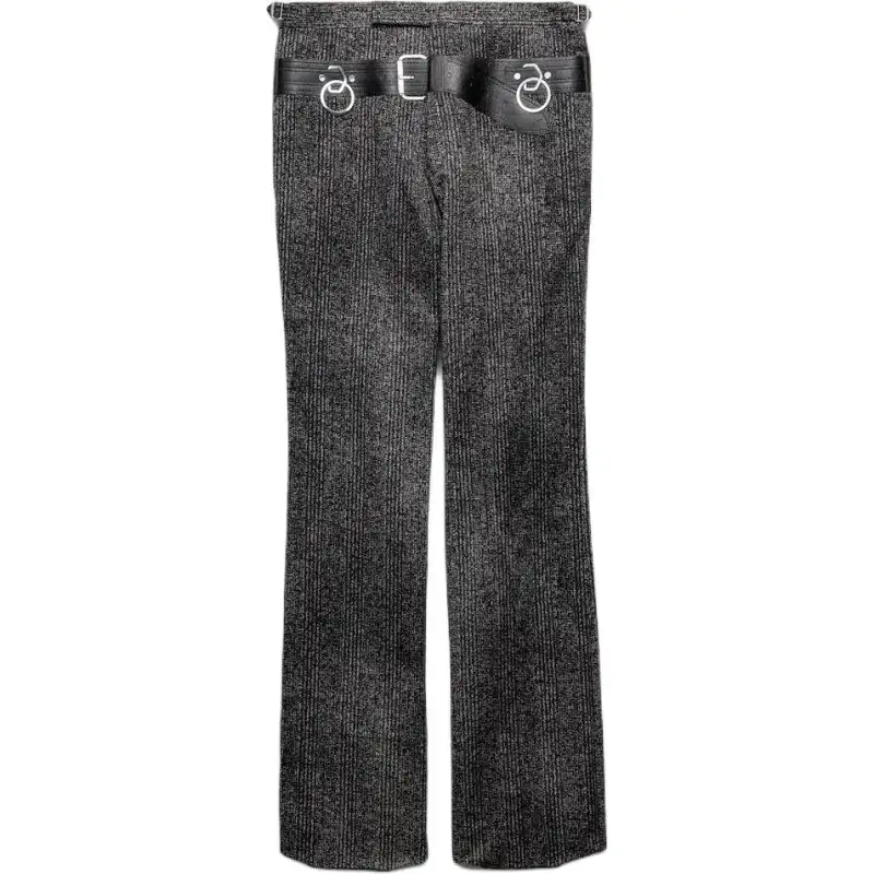 PRADA Casual Pants Men's Lead Moderate Wide Leg Pants