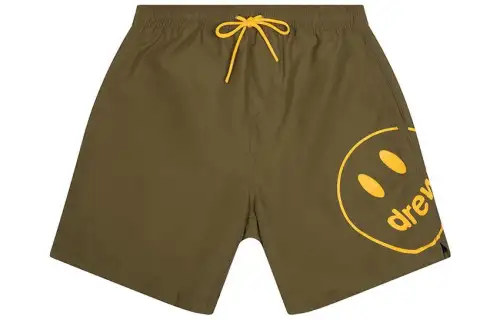 Drew house Casual Shorts Unisex Midnight Olive Moderate