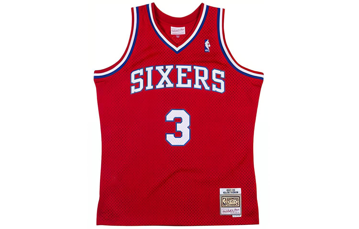 Mitchell Ness Basketball Jersey Unisex Scarlet