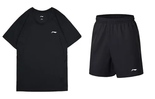 Li Ning Casual Sportswear Men's Crew Neck Moderate