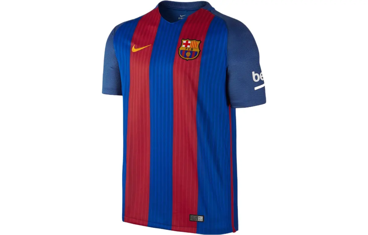 Nike FC Barcelona Soccer Jersey Fan Edition Men's Red Blue