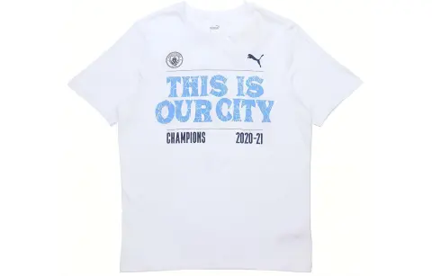 PUMA Manchester City T Shirt Men's White